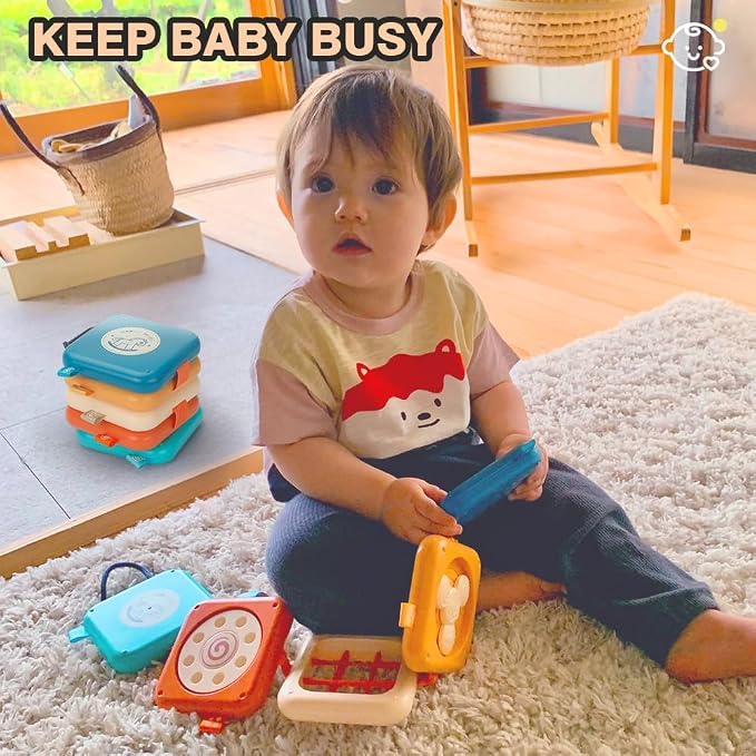 weirtoya Busy Board for 1 Year Old, Toddler Travel Toys for Toddler 1-3 - Image 6