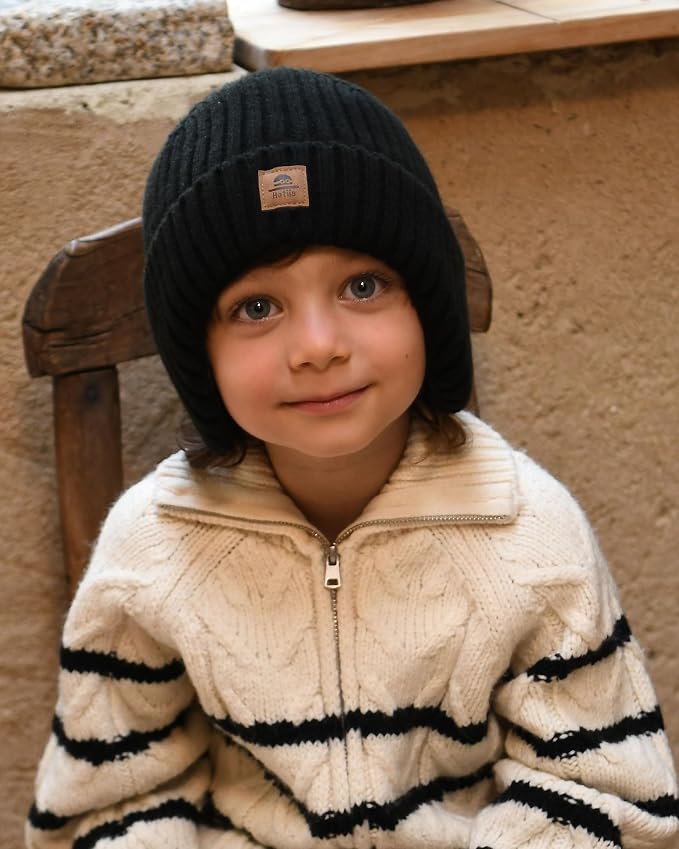 Baby Beanie Fleece Lined Toddler Winter Hat - Image 5