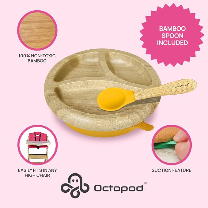 Abiie Octopod Bamboo Dish - Image 2