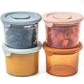 Moonkie Silicone Baby Food Containers | 4 oz Baby Food Storage Jars by Moonkie