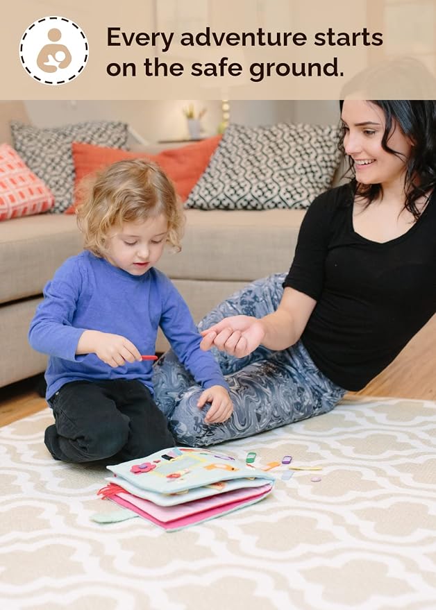 Baby Care Play Mat 82'' x 55'' Original One-Piece Reversible Rollable - Image 3