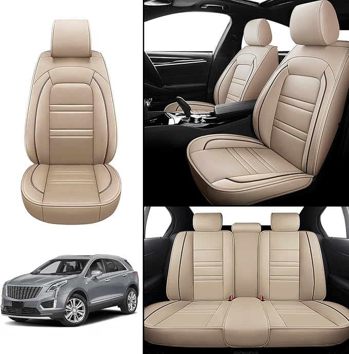 Seat Covers for Cadillac xt5 2017-2025 | 5-Seats Leather Seat Covers - Image 2