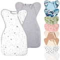 Baby Sleep Sack Swaddles for Newborn 0-3 Months, Arms Up Swaddle Blanket 2 by Knirose