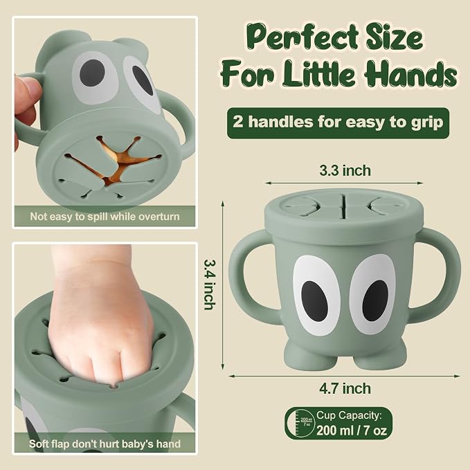 Silicone Snack Cup Food Container - Image 2