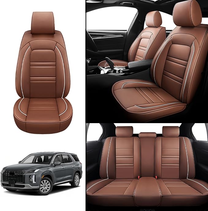 Seat Covers for Hyundai Car Palisade 2020-2025 | 5-Seats Leather Seat Covers - Image 2