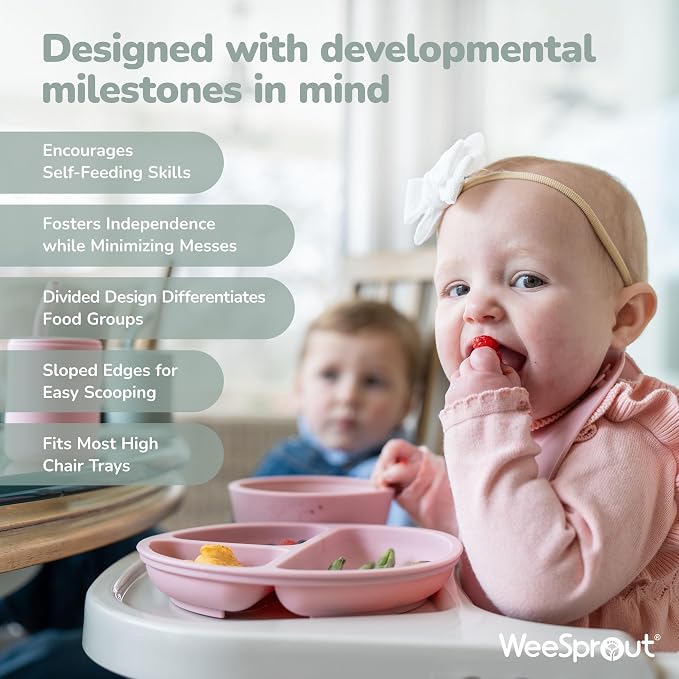 WeeSprout Suction Plates for Babies & Toddlers - Image 4