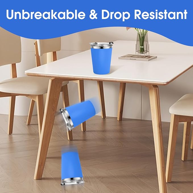 Kids Cups with Lids and Straws, 12oz Toddler Tumblers with Straws and Lids - Image 4