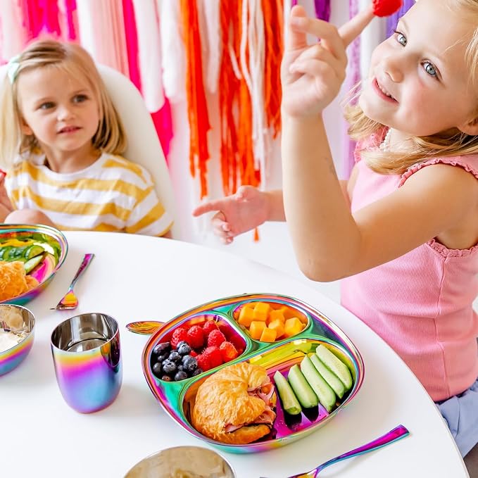 Ahimsa Stainless Steel Plates for Kids - Image 9