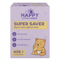 Happy Little Camper Super Saver Diapers, Size 1, Fragrance-Free, Ultra Absorbent by HappyLittleCamper