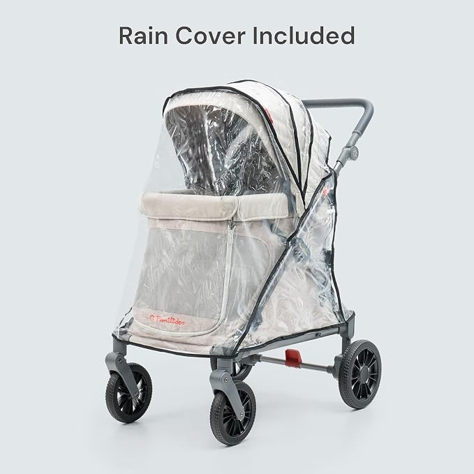 Familidoo Q1 Multi-Use Kids Wagon Stroller – Foldable, Lightweight & All-Terrain - Image 3