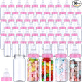 60 Pcs 4.5 Inch Baby Mini Milk Bottle Baby Shower Favor Fillable Feeding Bottle by PINKXHY