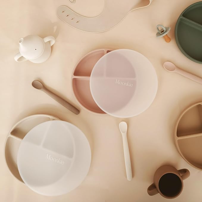 Moonkie Suction Plates for Baby | 100% Silicone BPA-Free Baby Plates - Image 9