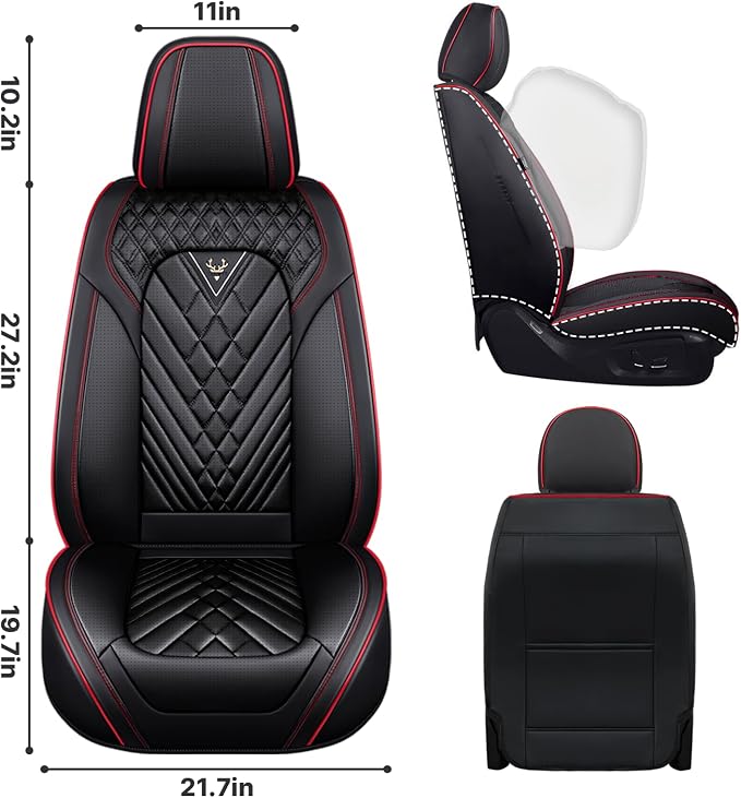 Universal Leather Auto Seat Cover - Image 3