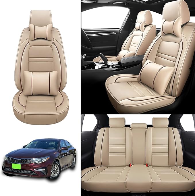 Car Seat Covers for kia Optima 2003-2020 | 5-Seats Seat Covers, Waterproof Seat - Image 2