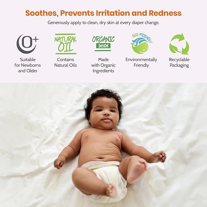 Mommy Care Organic Baby Diaper Rash Cream – Natural Calendula Diaper Cream - Image 4