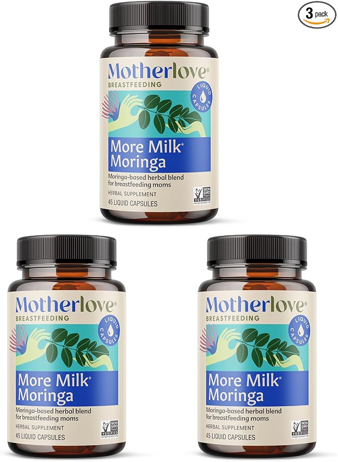 Motherlove More Milk Moringa Moringa-Based Lactation Supplement to Support by Motherlove