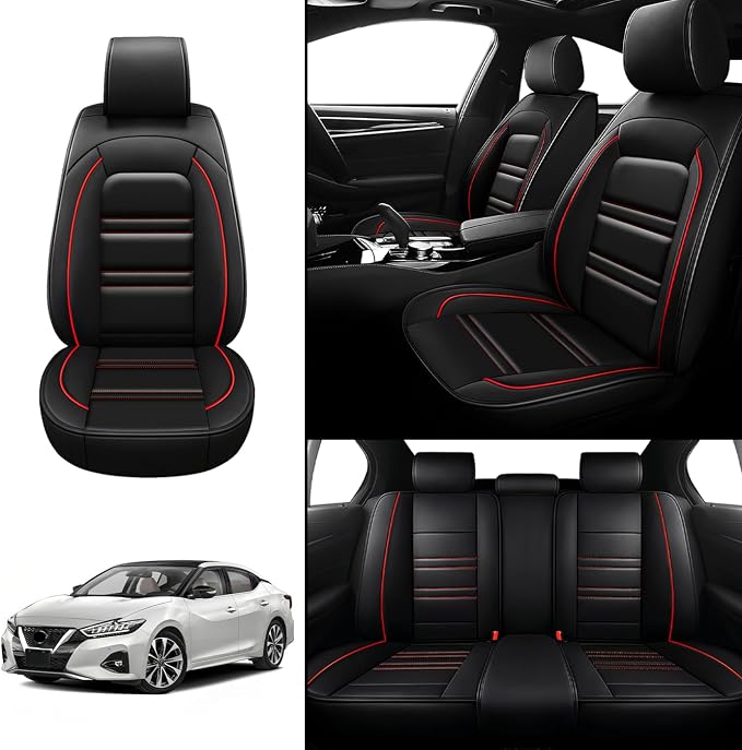 Seat Covers for Nissan Car Maxima 1999-2023 | 5-Seats Leather Seat Covers - Image 2