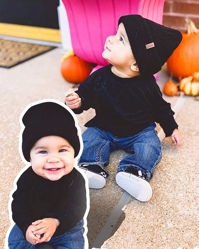 FURTALK Toddler Beanie Baby Boys Girls Beanies Kids Winter Hats Children Knit - Image 4