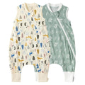 Duomiaomiao 2 Pack 0.5 TOG Toddler Sleep Sack 36-48 Months 100% Cotton by DuoMiaoMiao