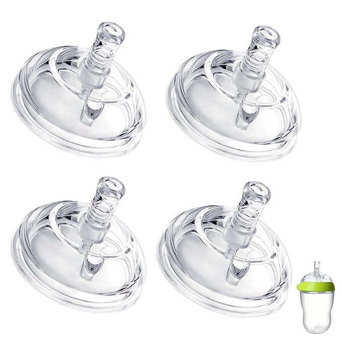 Sippy Straw Nipples for Comotomo Baby Bottles, Transition Straw Sippy Cup 100% by Unknown