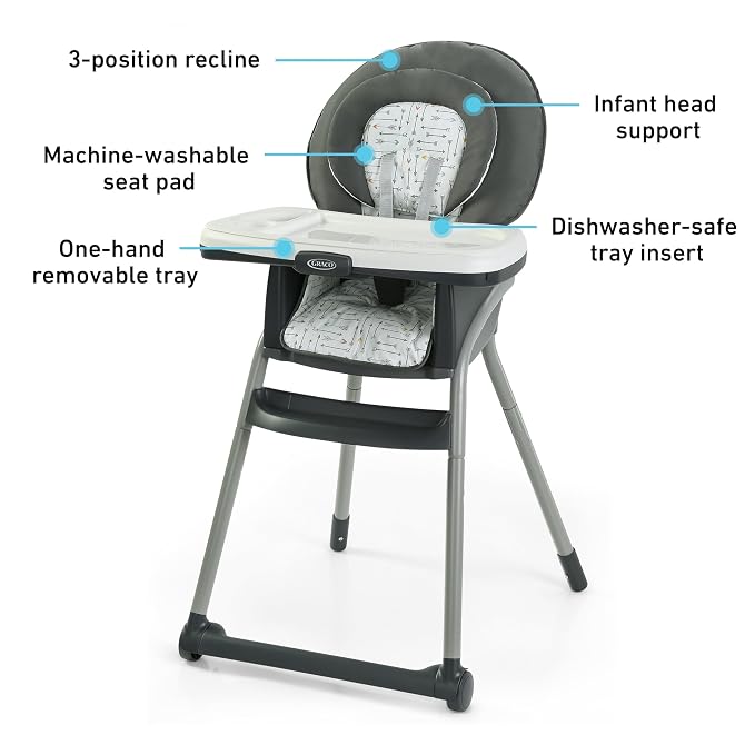 Graco Table2Table LX 6-in-1 Highchair, Willow - Image 6