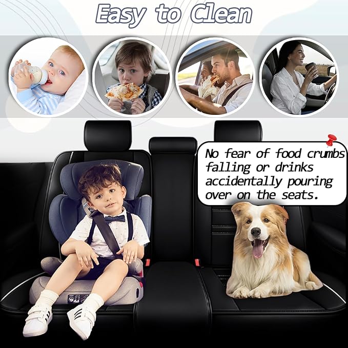 Car Seat Covers for Toyota Prius 2001-2025 | 5-Seats Seat Covers, Waterproof - Image 7