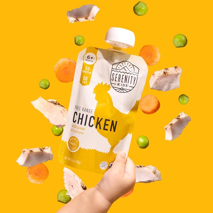 Serenity Kids 6+ Months Baby Food Chicken Pouch Puree - Image 6