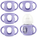 4 Pack Silicone Sleeves for Avent Natural Glass Baby Bottles, Silicone and by Unknown
