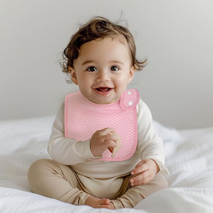 Baby Bibs Soft and Absorbent Organic Cotton Bandana Drool Bibs Set - Image 6