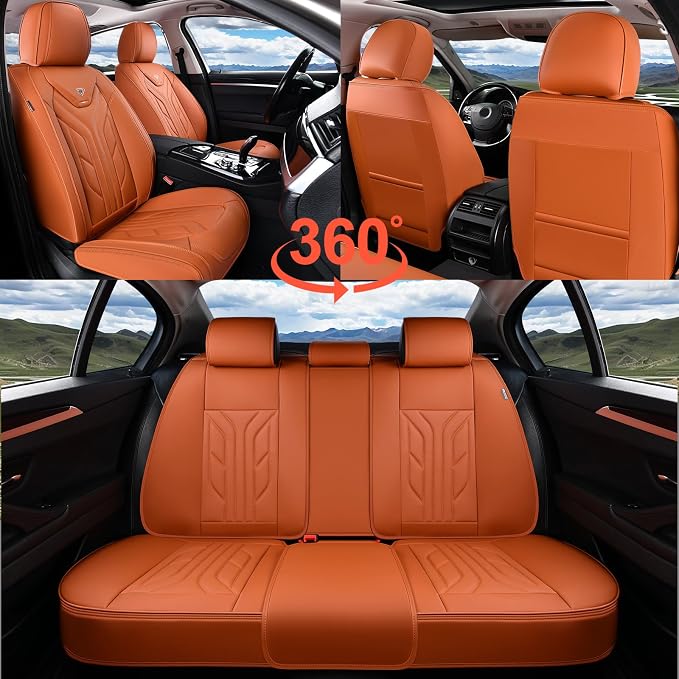 Coverado Car Seat Covers Full Set, Automotive Seat Covers Car Seat Protector - Image 8