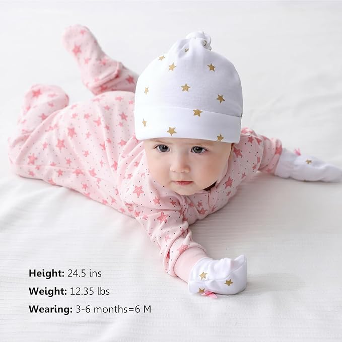 Newborn Baby 2-way Zipper Romper Cotton One-piece Jumsuit 3-pack, 0-24 Months - Image 4