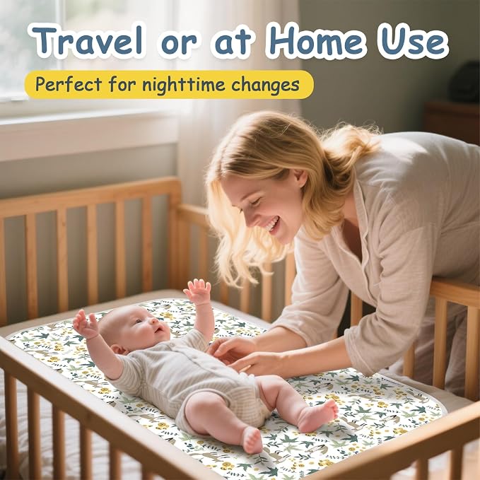 Baby Diaper Changing Pad – 31.5" x 21.5" Extra Large Waterproof Absorbent - Image 7