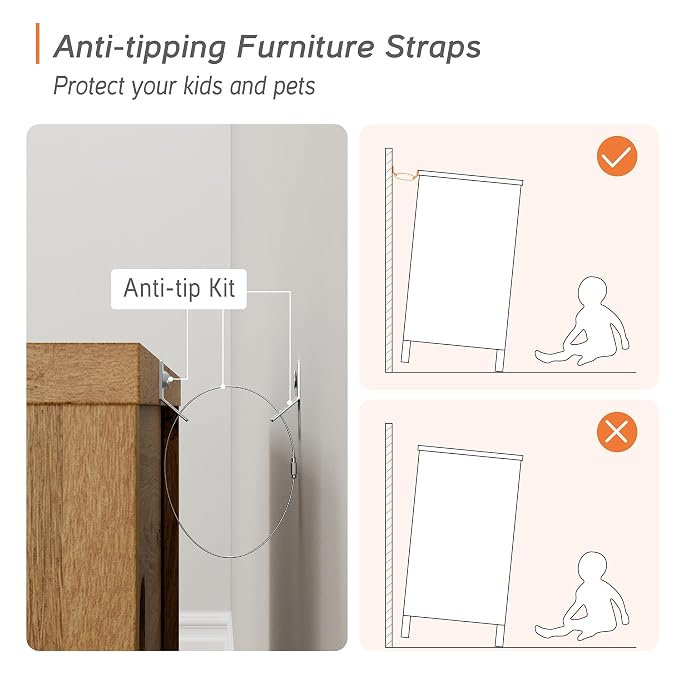 WAMPAT 8 Drawers Dresser Chests - Image 8