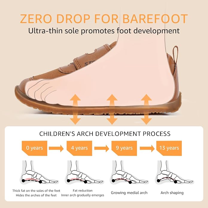 Toddler Wide Toe Box Barefoot Shoes Boys Girls Zero Drop, Baby First Walking - Image 5