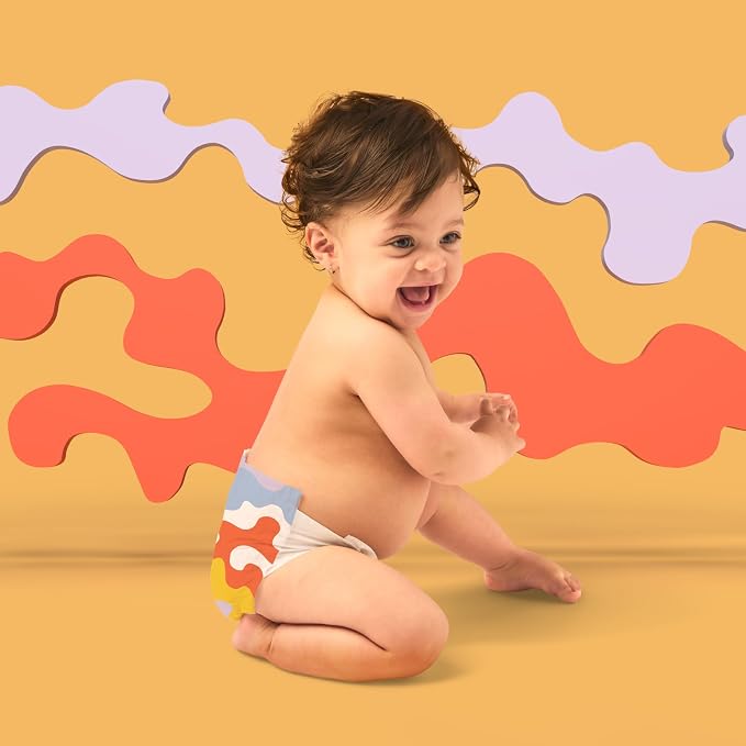 Hello Bello Premium Diapers Size 3 Get in The Groove Designs, 25ct Jumbo Pack - Image 4