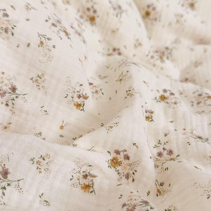 BuLuTu Floral Toddler Pillow Cases Cotton Muslin Cotton Pillowcases - Image 3