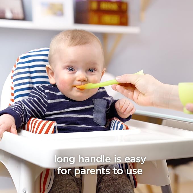 Olababy 100% Silicone Soft Tip Feeding Spoon - Image 3