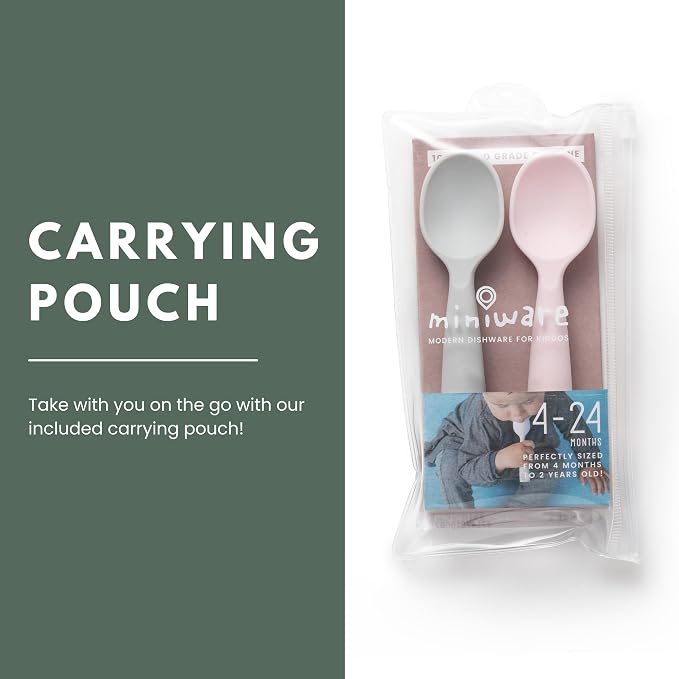 Miniware Silicone Baby Spoon for Training - Image 5