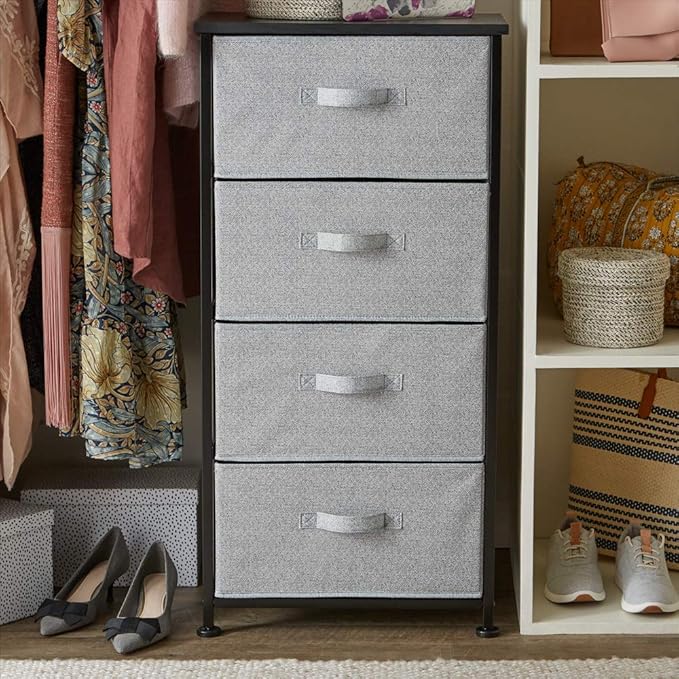 Amazon Basics Fabric 4-Drawer Storage Organizer Unit - Image 2