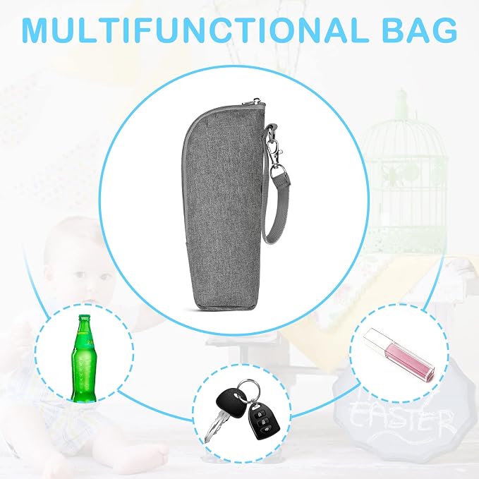 Accmor Baby Bottle Cooler Tote Bags, Insulated Breastmilk Cooler Bag, Nursing - Image 6