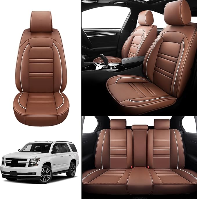 Seat Covers for Chevy Tahoe 1995-2025 | 5-Seats Leather Seat Covers - Image 2