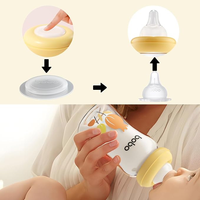 YOHKOH Glass Breast Milk Storage Bottles - Image 6