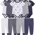 Baby Layette Set Baby Boys' 9-Piece Bodysuits Pants Set Toddler Girl Boy Unisex by Kiddiezoom