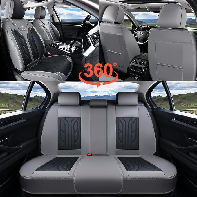 Coverado Car Seat Covers Full Set, Automotive Seat Covers Car Seat Protector - Image 7
