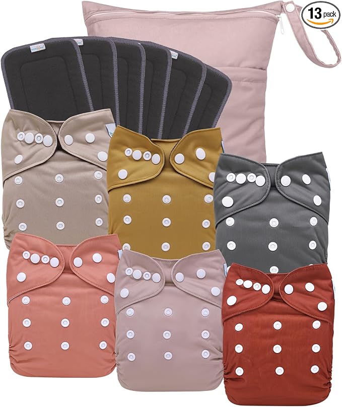 babygoal Reusable Charcoal Cloth Diapers by babygoal