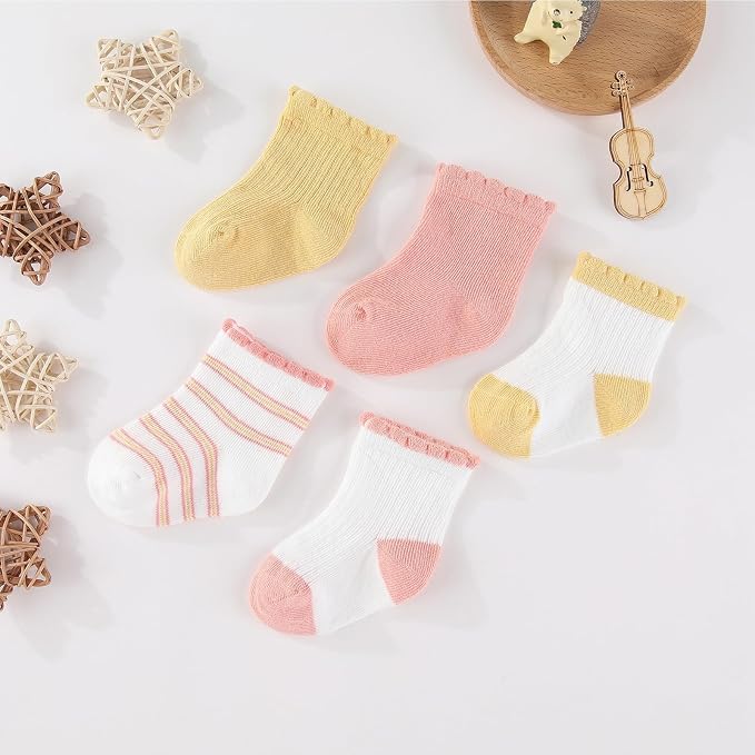 15 Pack Infant Hats Gloves Socks Unisex Baby Boy Girl Accessories Set Cotton - Image 7