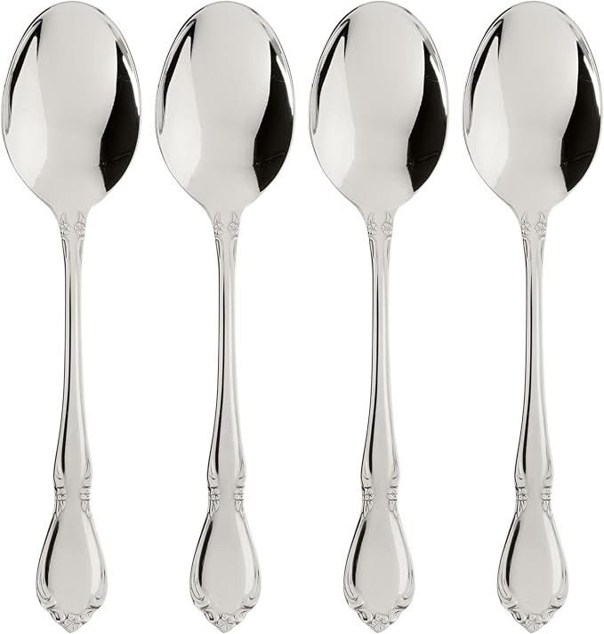 Oneida Silverware, Chateau Fine Flatware Dinner Spoons, Service by Oneida