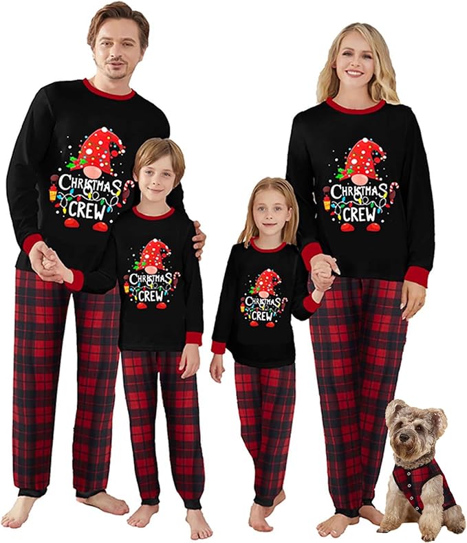 Awoscut Christmas Family Matching Pajamas Christmas Pjs Holiday Nightwear by Awoscut