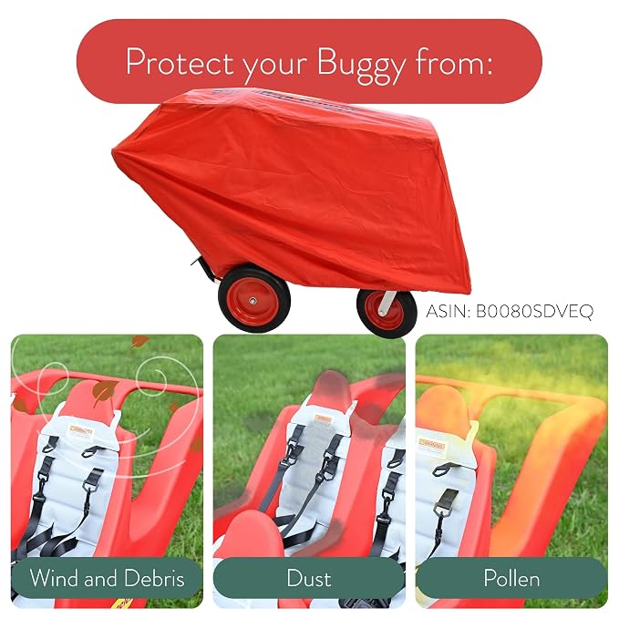 Children's Factory 4 Passenger Never Flat "Fat Tire" Bye-Bye Buggy, 4 Seat Kids - Image 7