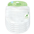 green sprouts Muslin Bibs Made from Organic Cotton| 4 Absorbent Layers Protect by GreenSprouts